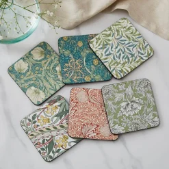 Morris & Co Set of 6 Coasters - Assorted