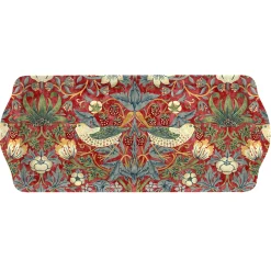 Morris & Co Strawberry Thief Sandwich Tray - Red