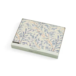 Morris & Co Willow Bough Set Of Six Placemats - Blue
