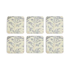 Morris & Co Willow Bough Set Of Six Coasters - Blue