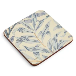 Morris & Co Willow Bough Set Of Six Coasters - Blue