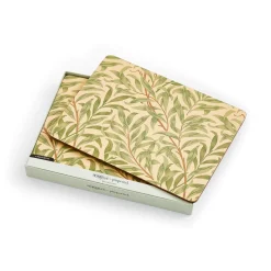 Morris & Co Willow Bough Set Of Six Placemats - Green