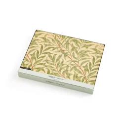 Morris & Co Willow Bough Set Of Six Placemats - Green