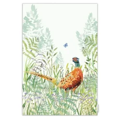 National Trust 100% Organic Cotton Tea Towel - Pheasant