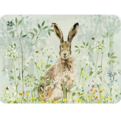 National Trust Large Glass Worktop Protector - Hare