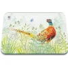 National Trust Large Glass Worktop Protector - Pheasant