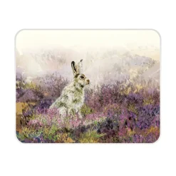 National Trust Medium Glass Worktop Protector - Mountain Hare