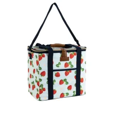 Navigate Strawberries & Cream Family Insulated Cool Bag - Aqua