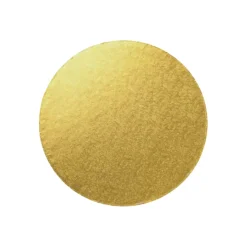 NJ Products Gold Round Cake Board - 25cm