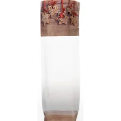 NJ Products Pack Of 12 Treat Bags With Twist Ties - Gingerbread