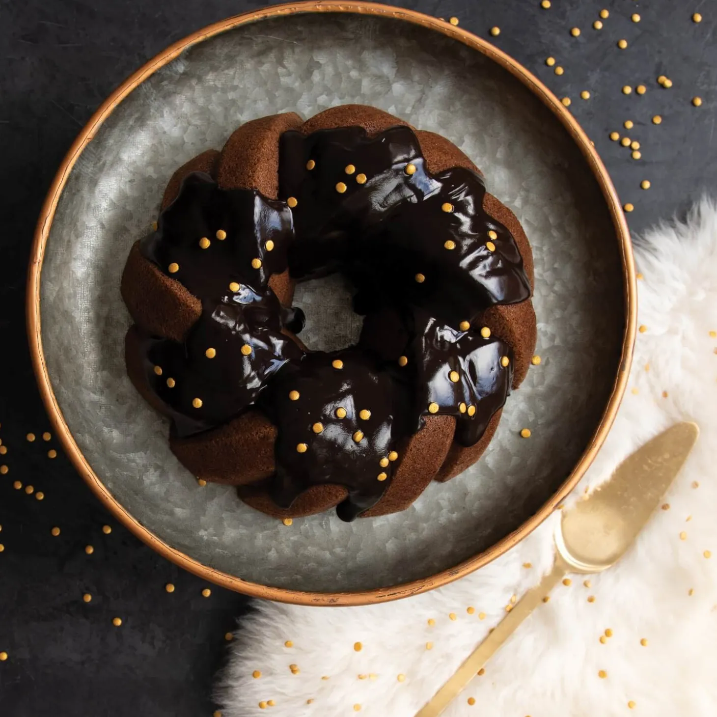 Nordic Ware Braided Bundt Pan - Gold