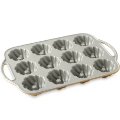 Nordic Ware Braided Mini Bundt Pan - Gold