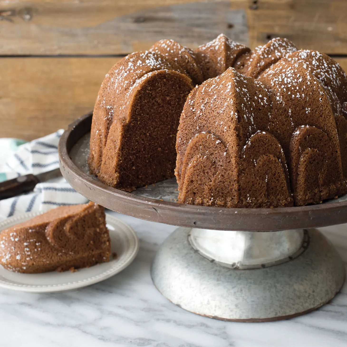 Nordic Ware Fleur De Lis Bundt Pan - Toffee