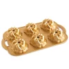 Nordic Ware Pirouette Bundtlette Pan - Gold