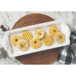 Nordic Ware Set of 3 Cookie Stamps - Honey Bees