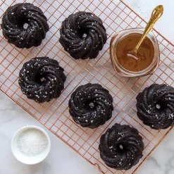 Nordic Ware Swirl Bundtlette Pan - Gold