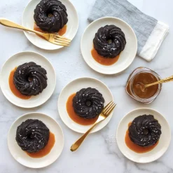 Nordic Ware Swirl Bundtlette Pan - Gold