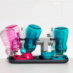 OXO Good Grips Aluminium Water Bottle Drying Rack - Grey