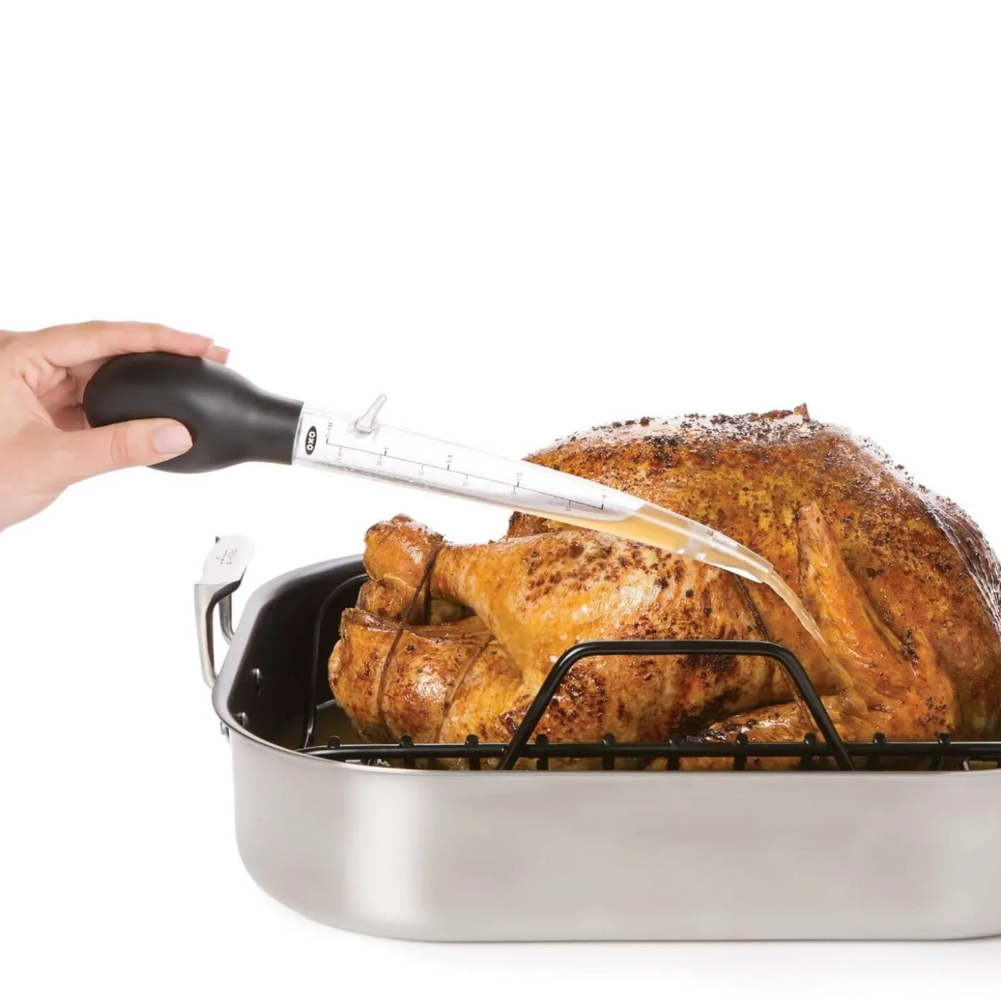 OXO Good Grips Angled Baster With Cleaning Brush