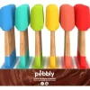 Pebbly Bamboo & Silicone Flexible Spatula - Assorted