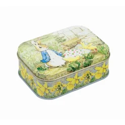 Peter Rabbit Small Rectangular Tin - Easter