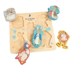 Peter Rabbit Wooden Shape Puzzle - 5-Piece