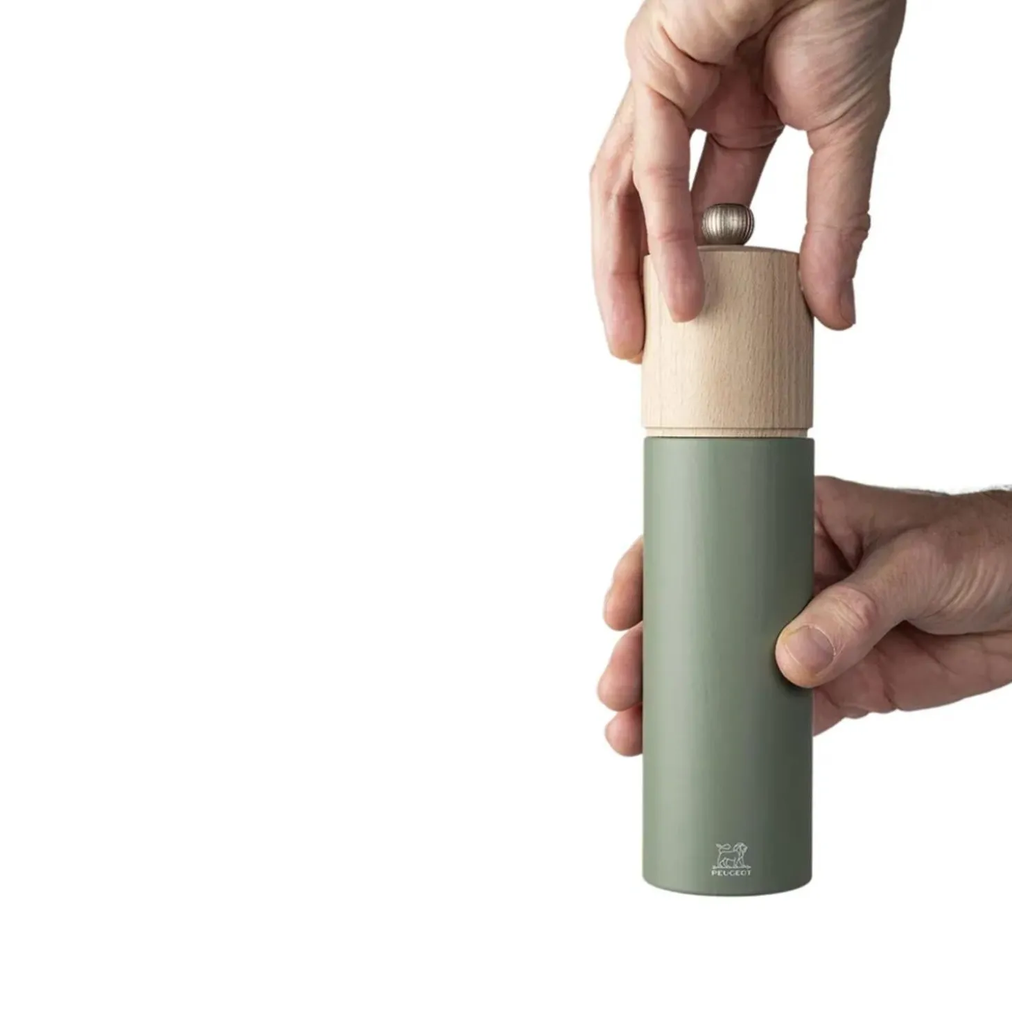 Peugeot Boreal 21cm Beech Pepper Mill - Fern Green