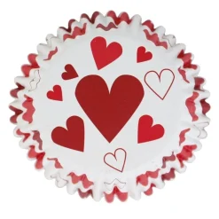 PME Pack of 30 Foil Lined Cup Cake Cases - Hearts