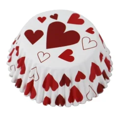 PME Pack of 30 Foil Lined Cup Cake Cases - Hearts