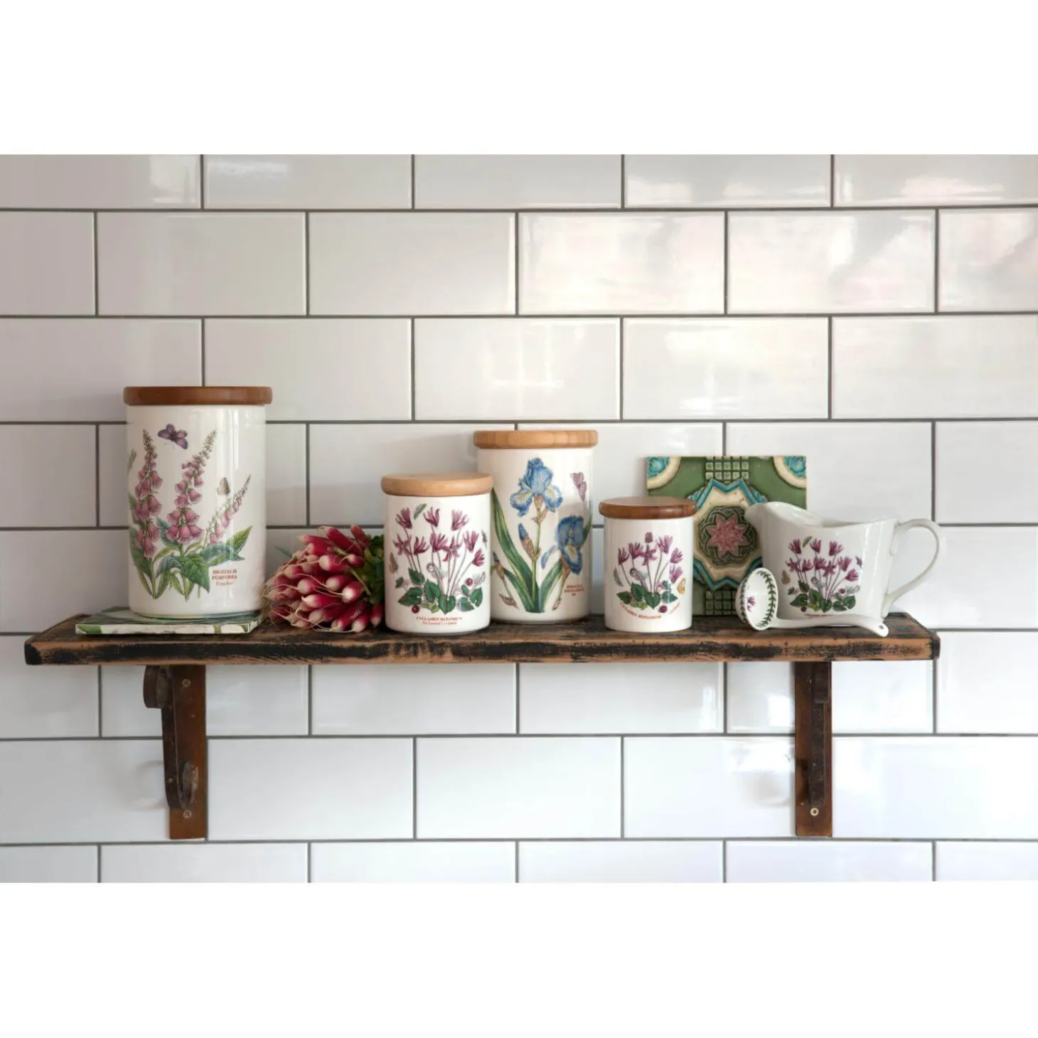 Portmeirion Botanic Garden 5.5" Airtight Storage Jar - Assorted