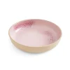 Portmeirion Minerals Stoneware 22.2cm Low Bowl - Rose Quartz