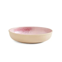 Portmeirion Minerals Stoneware 22.2cm Low Bowl - Rose Quartz