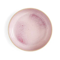 Portmeirion Minerals Stoneware 22.2cm Low Bowl - Rose Quartz