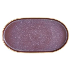 Portmeirion Minerals Stoneware 35cm Large Oval Platter - Amethyst