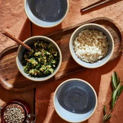 Portmeirion Minerals Stoneware 11.4cm Small Bowl - Aquamarine