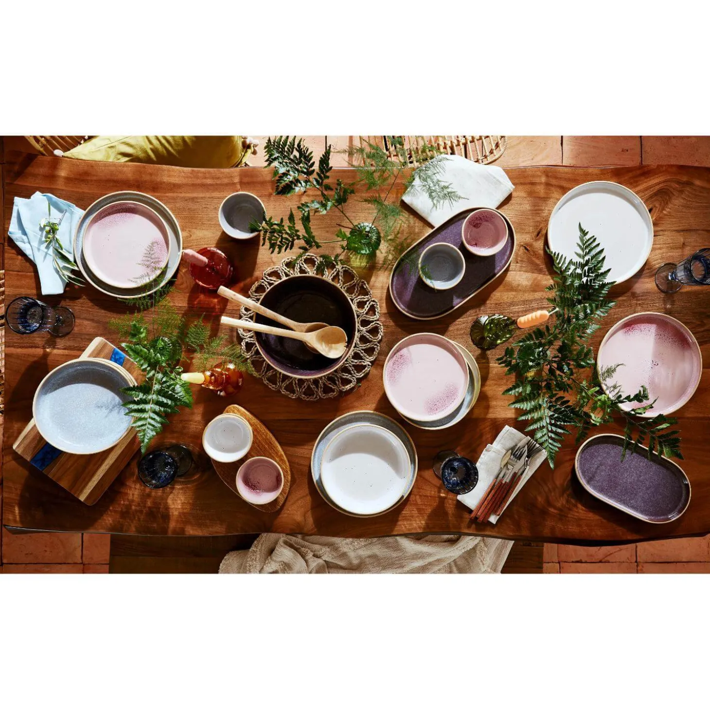 Portmeirion Minerals Stoneware 11.4cm Small Bowl - Aquamarine