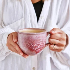 Portmeirion Minerals Stoneware 300ml Mug - Rose Quartz