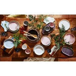 Portmeirion Minerals Stoneware 24.5cm Medium Serving Bowl - Amethyst