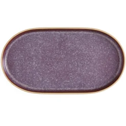 Portmeirion Minerals Stoneware 30.4cm Medium Oval Platter - Amethyst