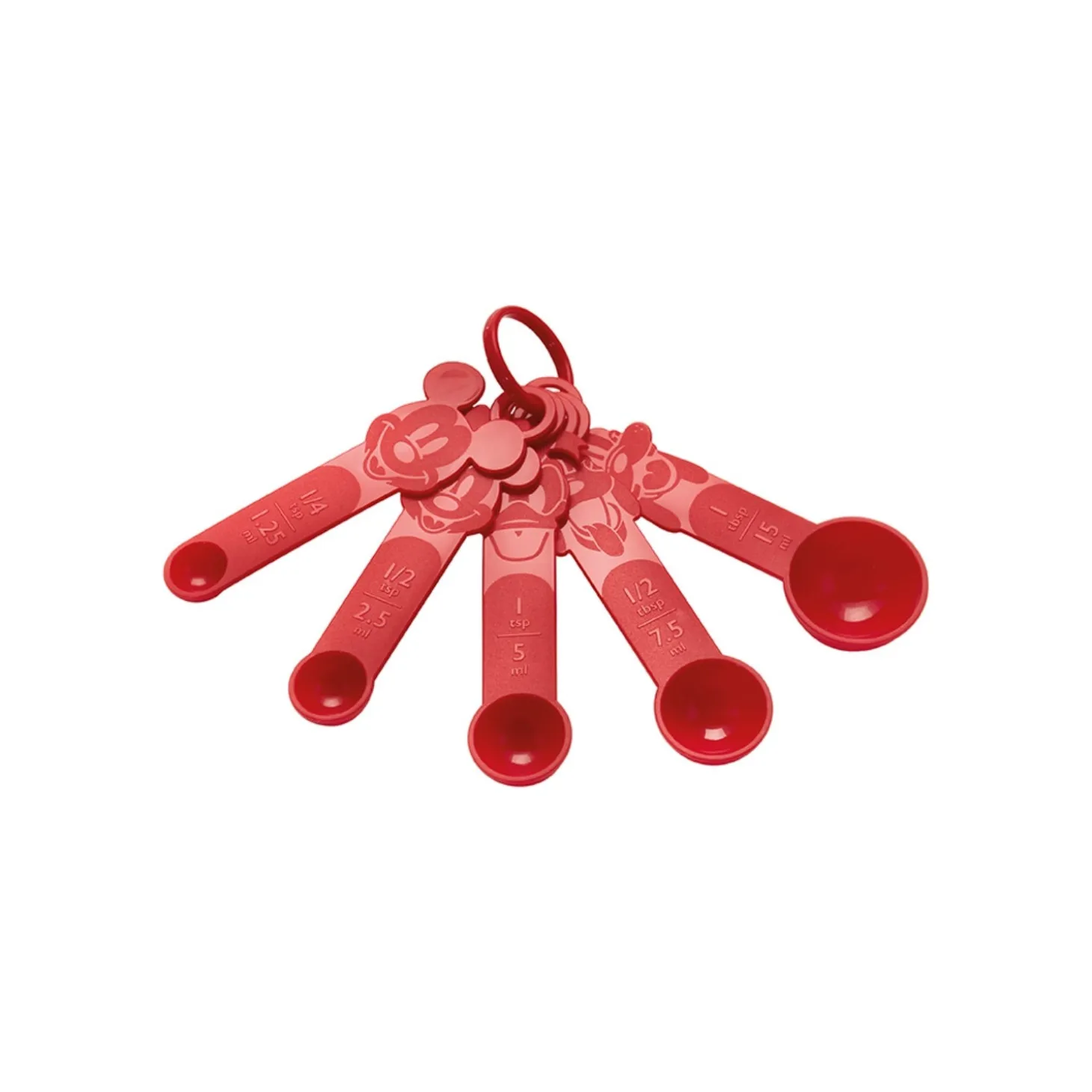Prestige Disney 'Bake With Mickey' Character Nesting Measuring Spoons - 5 Piece