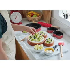 Prestige Disney 'Bake With Mickey' Non-Stick Mickey Head Cake Tins - 3 Piece