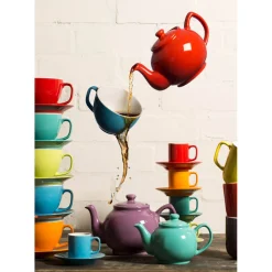 Price & Kensington Brights Stoneware 6 Cup Teapot - Red