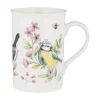 Price & Kensington Garden Birds Fine China 300ml Mug - Honeysuckle
