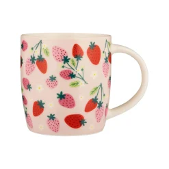Price & Kensington 340ml Fine China Mug - Strawberries