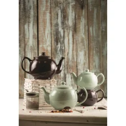 Price & Kensington Stoneware 2 Cup Teapot - Black