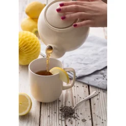 Price & Kensington Stoneware 2 Cup Teapot - Matte Cream