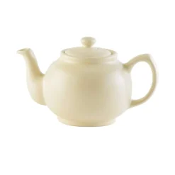 Price & Kensington Stoneware 6 Cup Teapot - Matte Cream