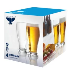 Ravenhead Entertain 4 Piece Beer Glass Set
