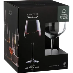 Ravenhead Kings Set of 4 63cl Crystal Red Wine Glasses
