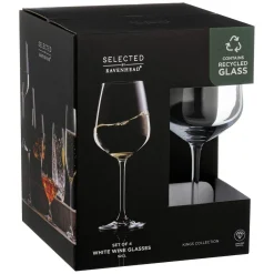 Ravenhead Kings Set of 4 52cl Crystal White Wine Glasses